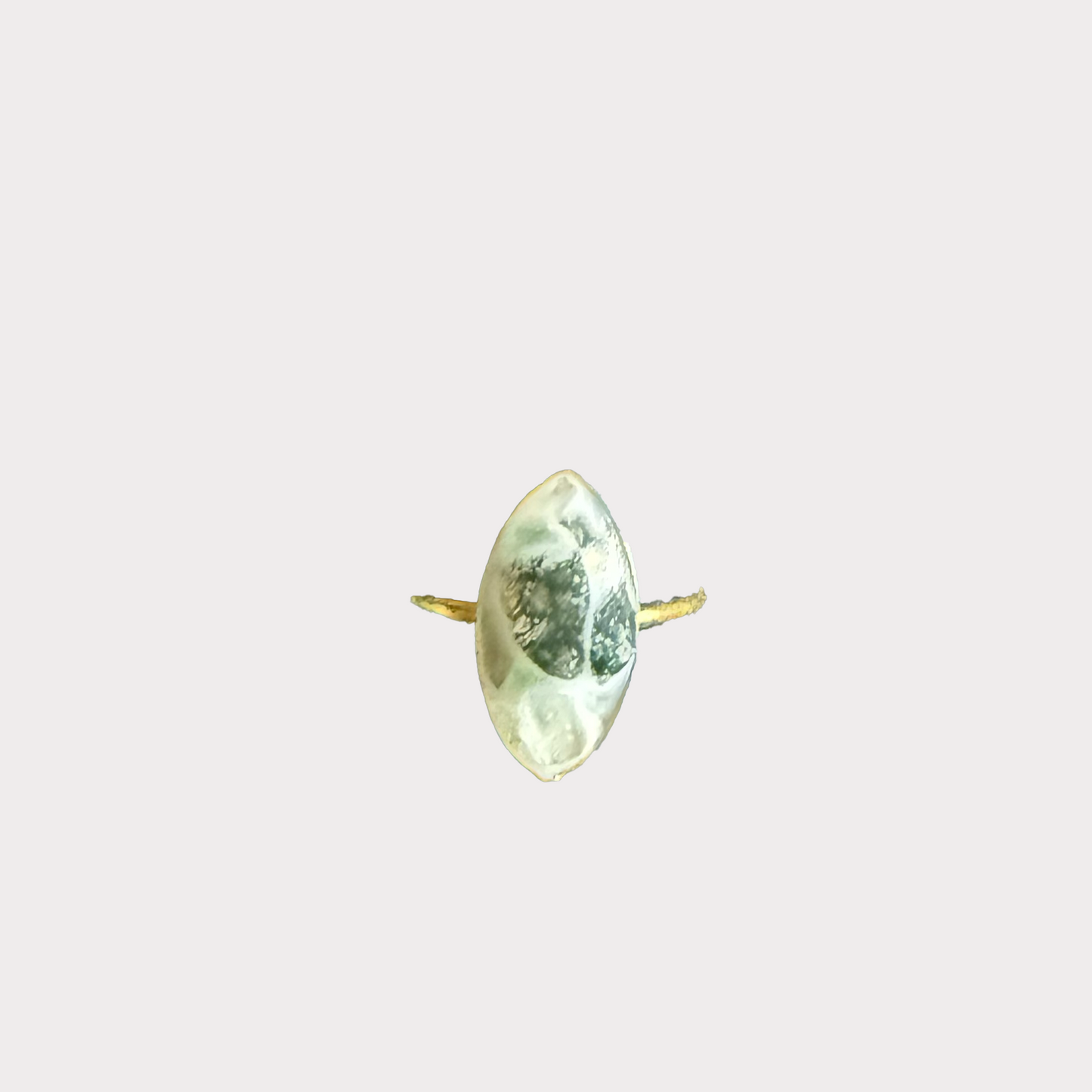 Anello Oliva Pietra Verde