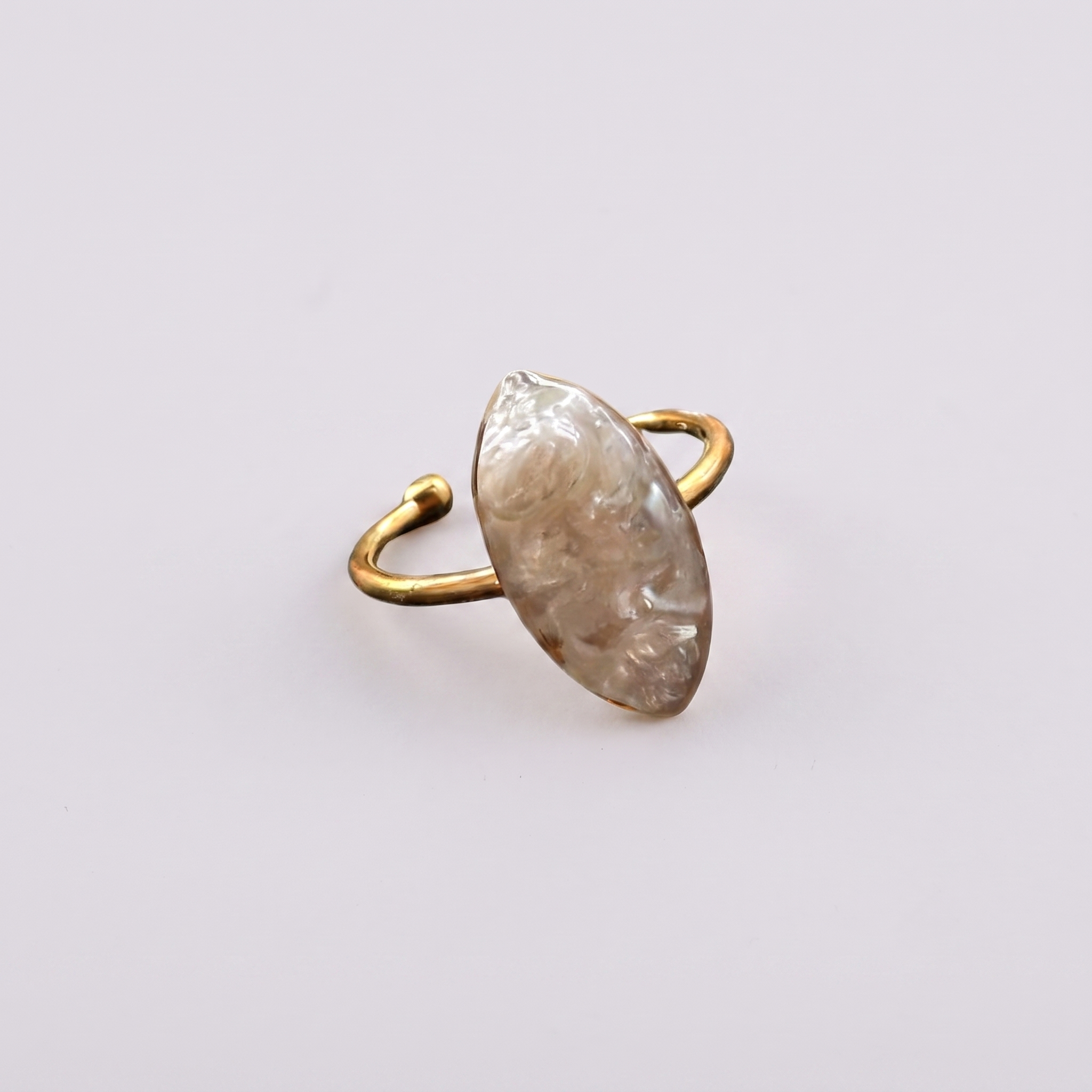 Anello Lacrime di perle mini
