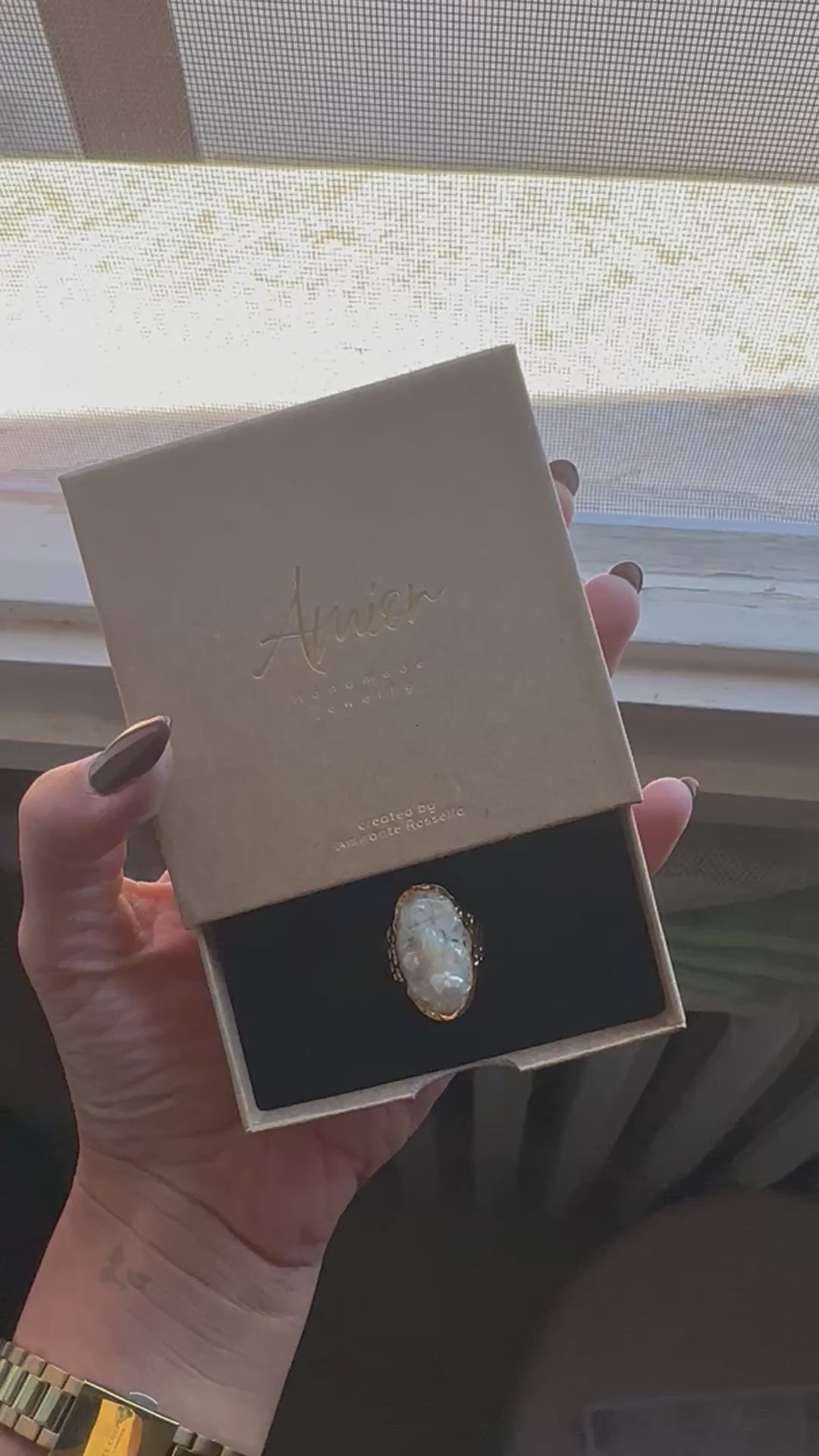 Anello Lacrime di perle